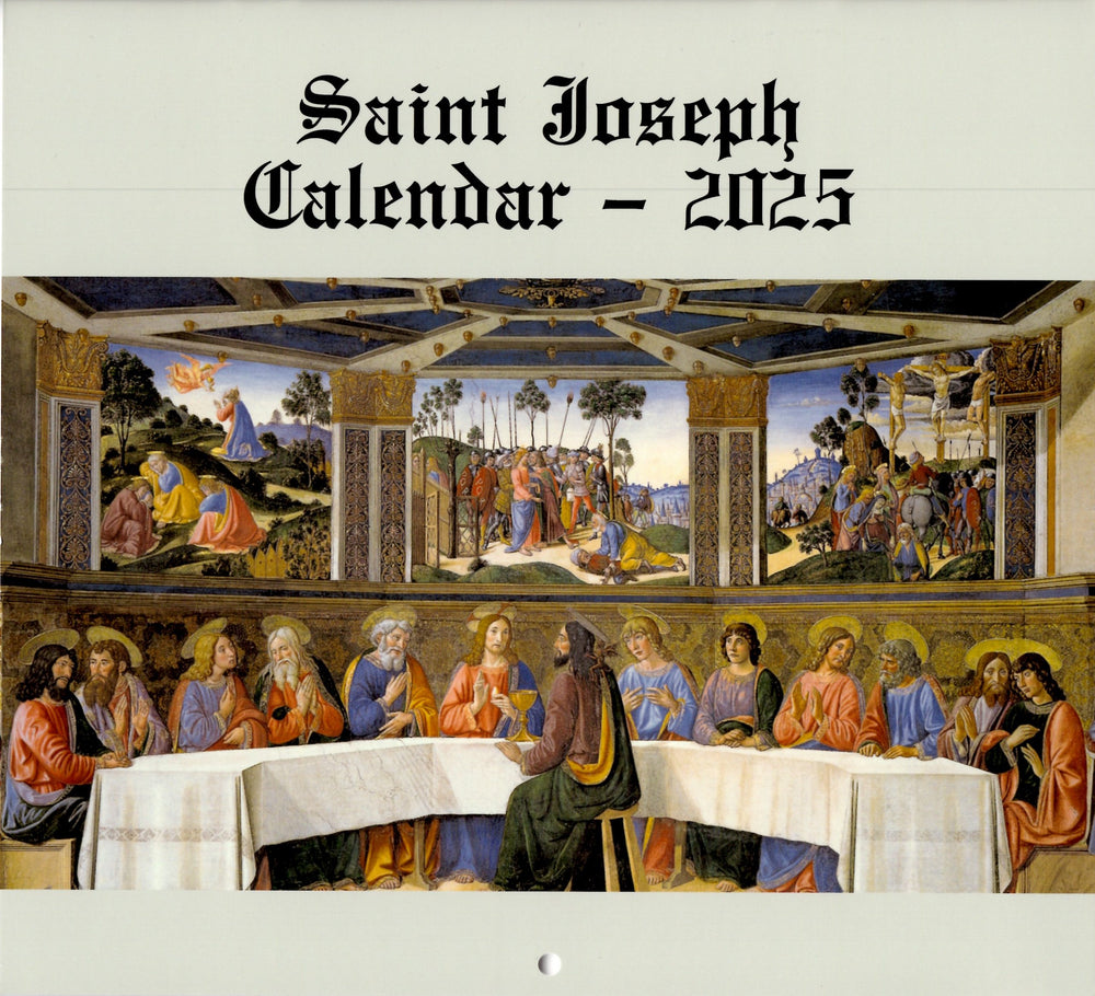 Calendar 2025 - St Joseph Traditional (incl.delivery)