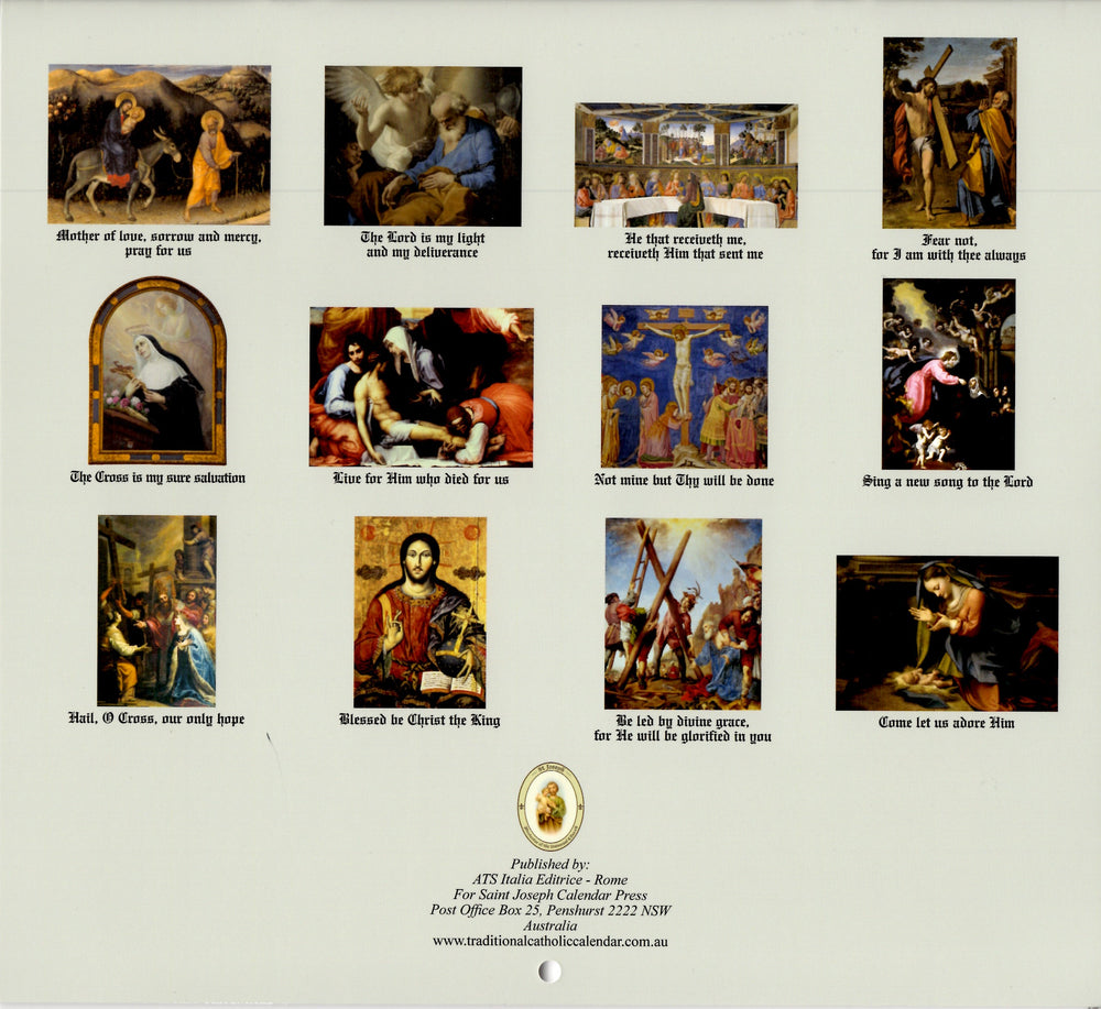 Calendar 2025 - St Joseph Traditional (incl.delivery)