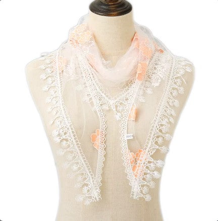 Spanish Mantilla - White (130cm Length)