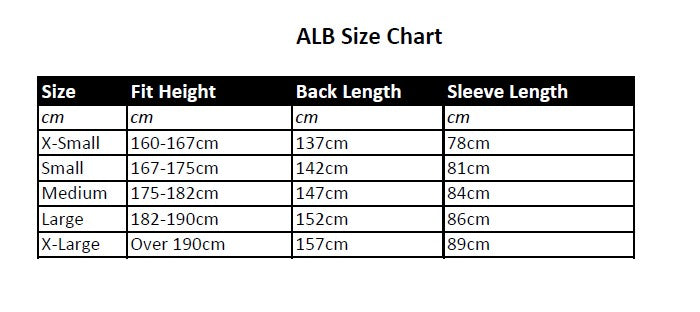 Front Wrap White Alb