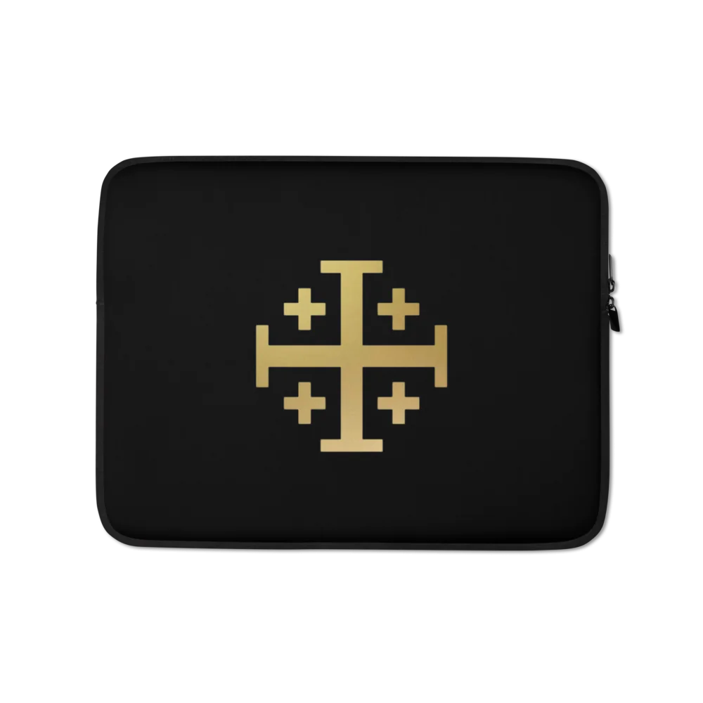 Laptop Cover - Jerusalem Cross