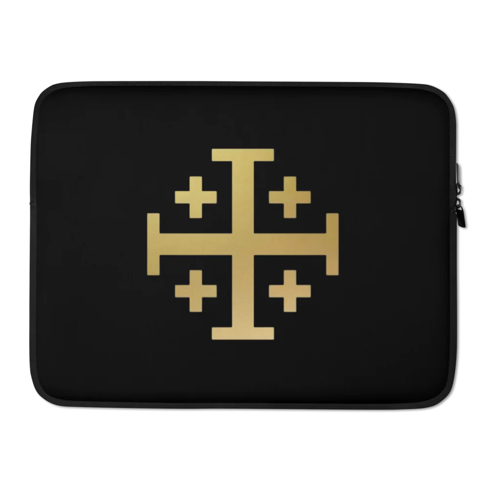 Laptop Cover - Jerusalem Cross