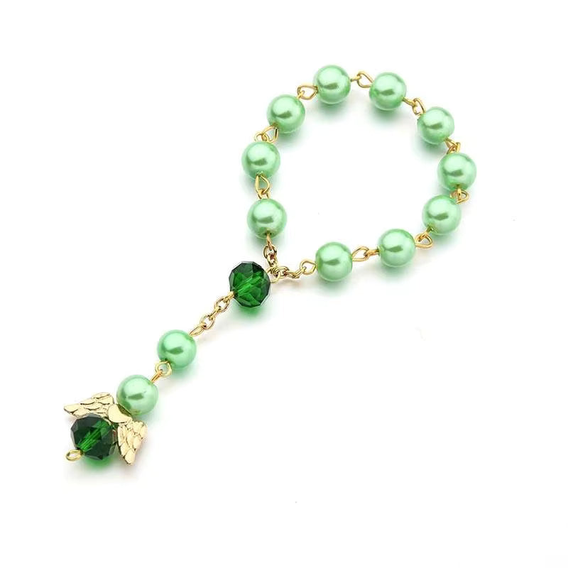 Radiant Gold & Crystal Decade Rosary