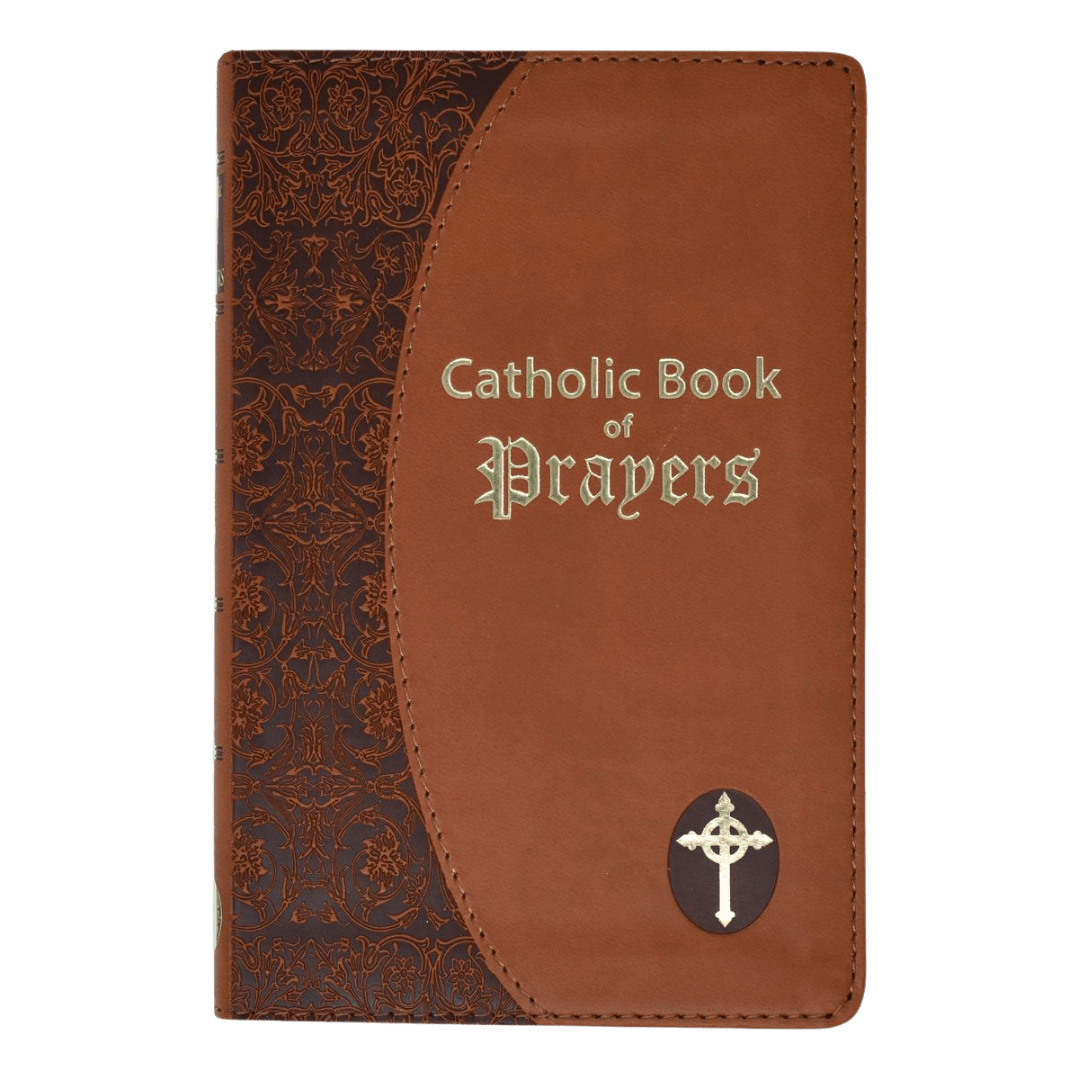 Catholic Book of Prayers Large Print Brown (Leatherette)