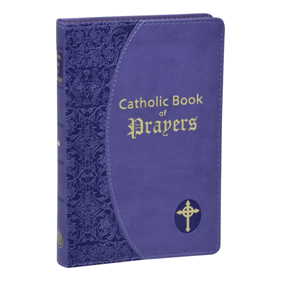 Catholic Book of Prayers Large Print Lavender (Leatherette)