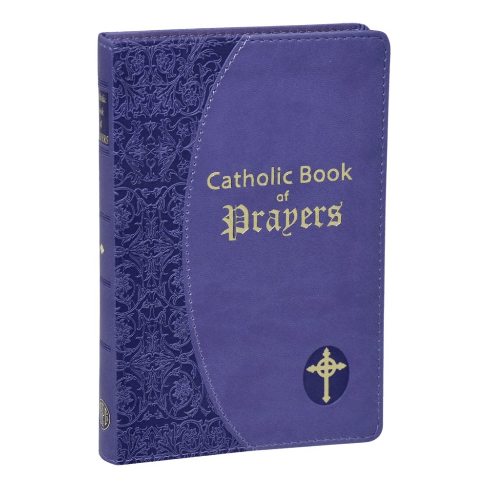 Catholic Book of Prayers Large Print Lavender (Leatherette) - JMJ Catholic Productsvariant