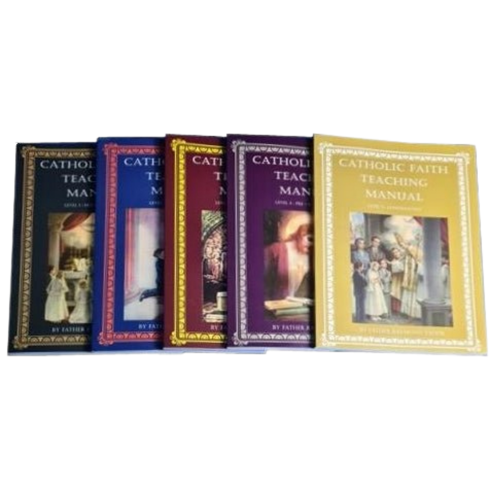 Catholic Faith Teaching Manual — Complete Set (Levels 1–5) by Father Raymond Taouk - JMJ Catholic Productsvariant