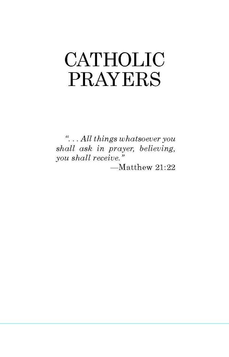 Catholic Prayers - Pocket Size Edition - JMJ Catholic Products#variant