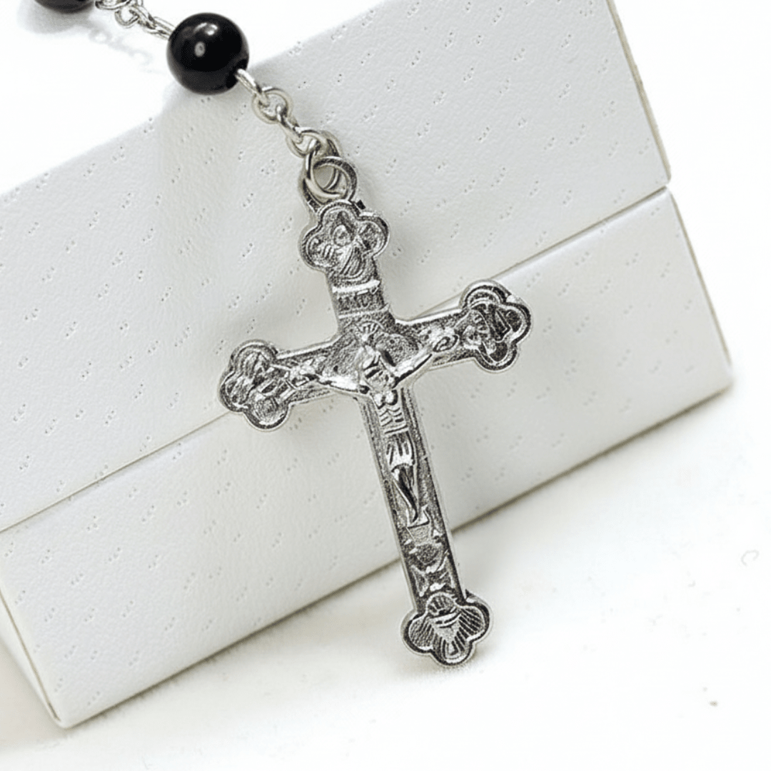 Catholic Rosary with Crucifix – Pack of 10 (Available in 3 Colours) - JMJ Catholic Productsvariant