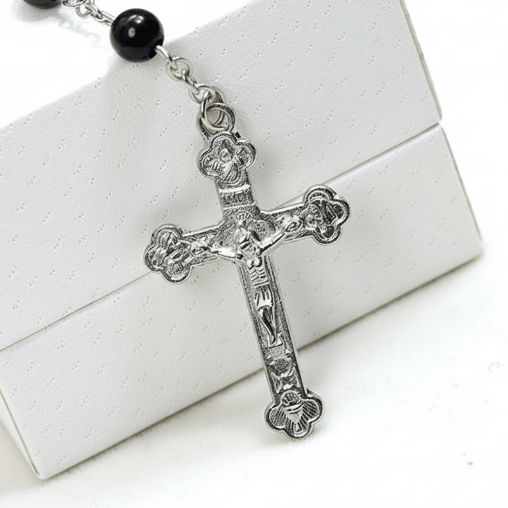Catholic Rosary with Crucifix – Pack of 10 (Available in 3 Colours) - JMJ Catholic Productsvariant