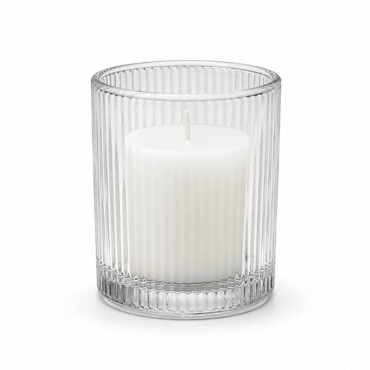 Clear Glass Votive Candles — Real Wax, for Prayer & Petition (Pack of 6) - JMJ Catholic Productsvariant