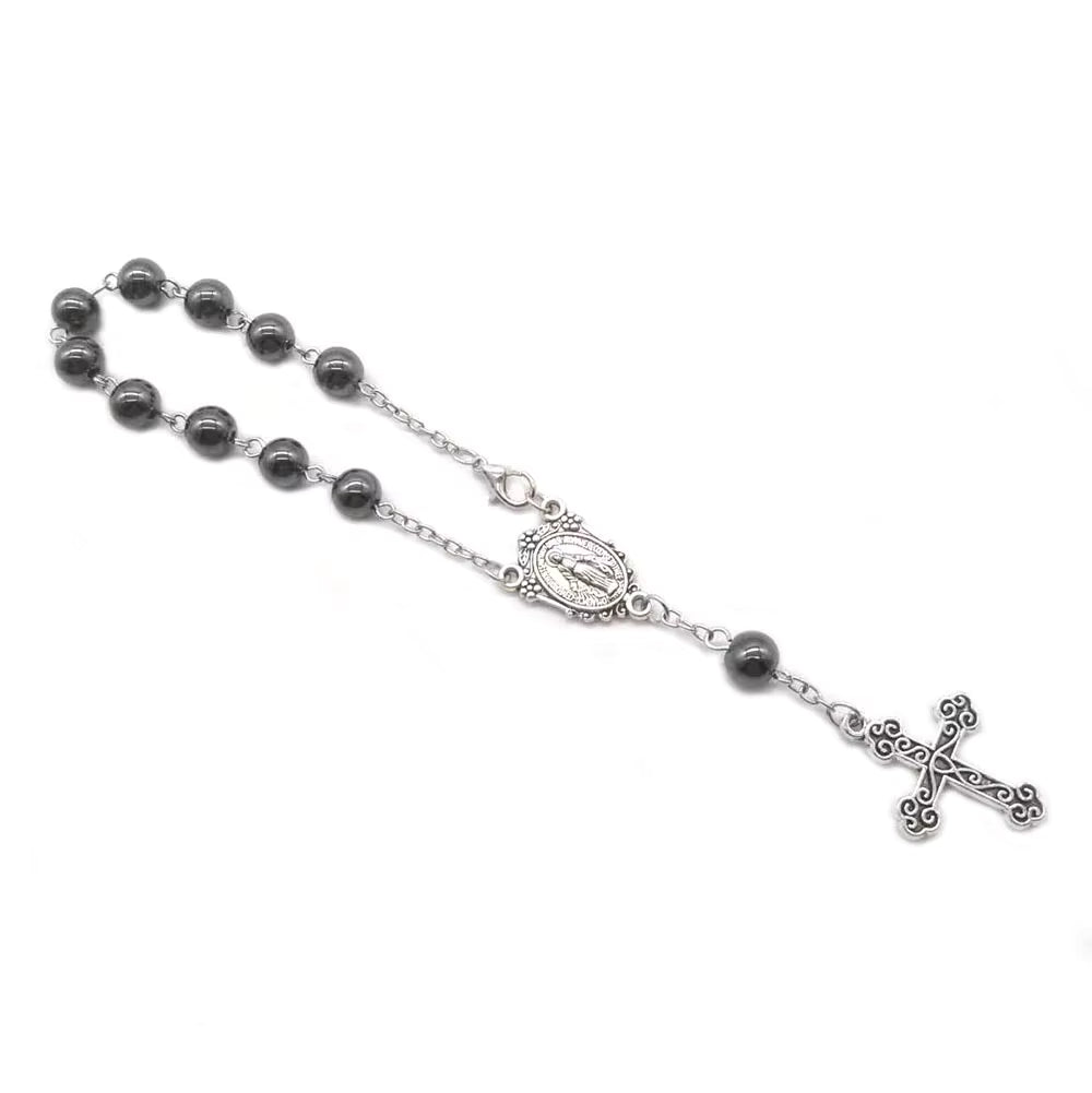 Mini Pocket Decade Rosary with Metal Crucifix