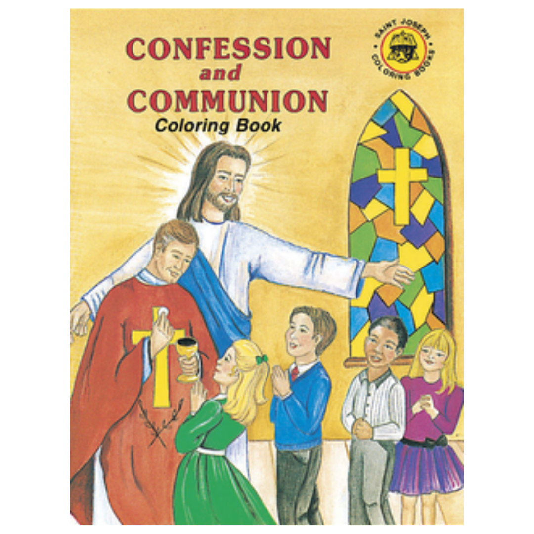 Confession and Communion Colouring Book