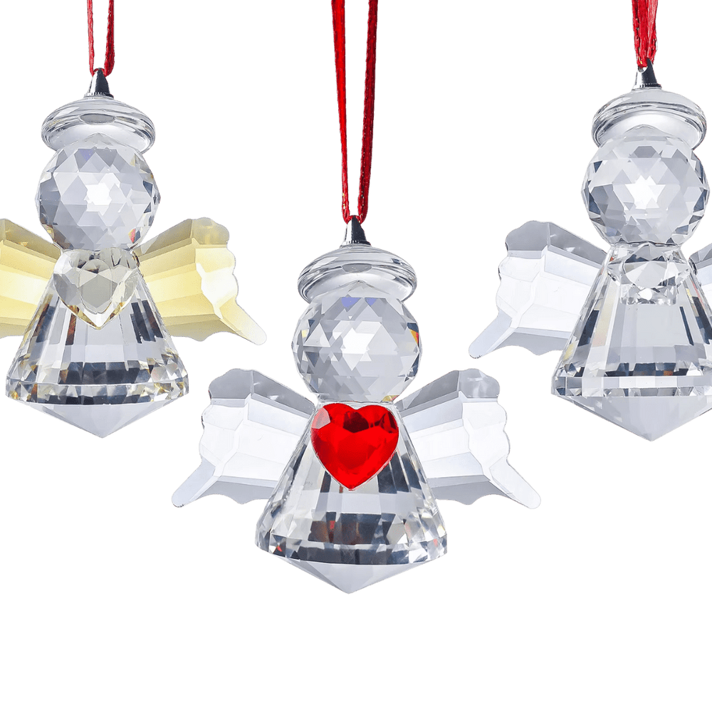 Crystal Angel Hanging Ornament Figurine - 3 Styles - JMJ Catholic Productsvariant