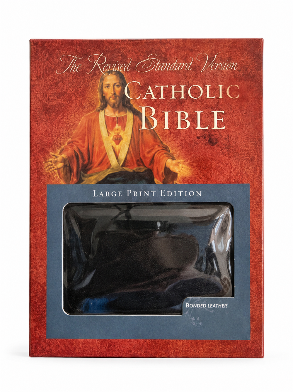 RSV Catholic Bible – Premium Genuine Leather Large Print Indexed Edition