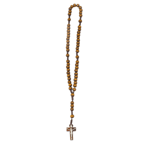 Dark Brown Wooden Catholic Rosary — Pack of 10