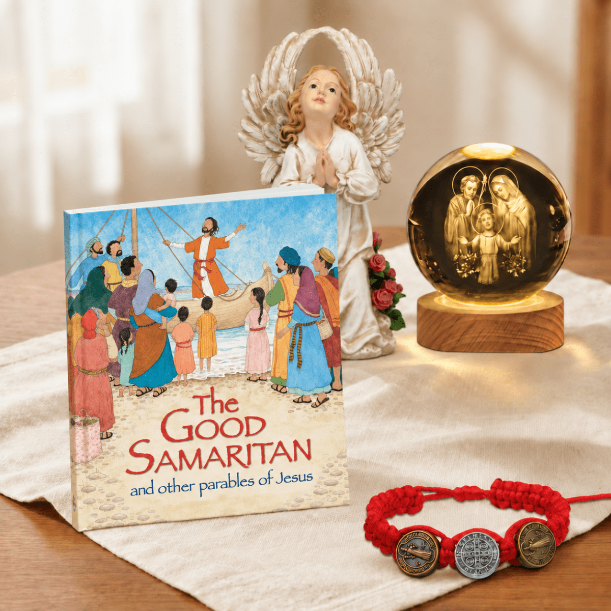Deluxe Baptism Heirloom Set - JMJ Catholic Products#variant