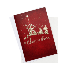 Deluxe Christian Christmas Cards — Gold Foil-Embossed Nativity Designs (Pack of 12) - image 4