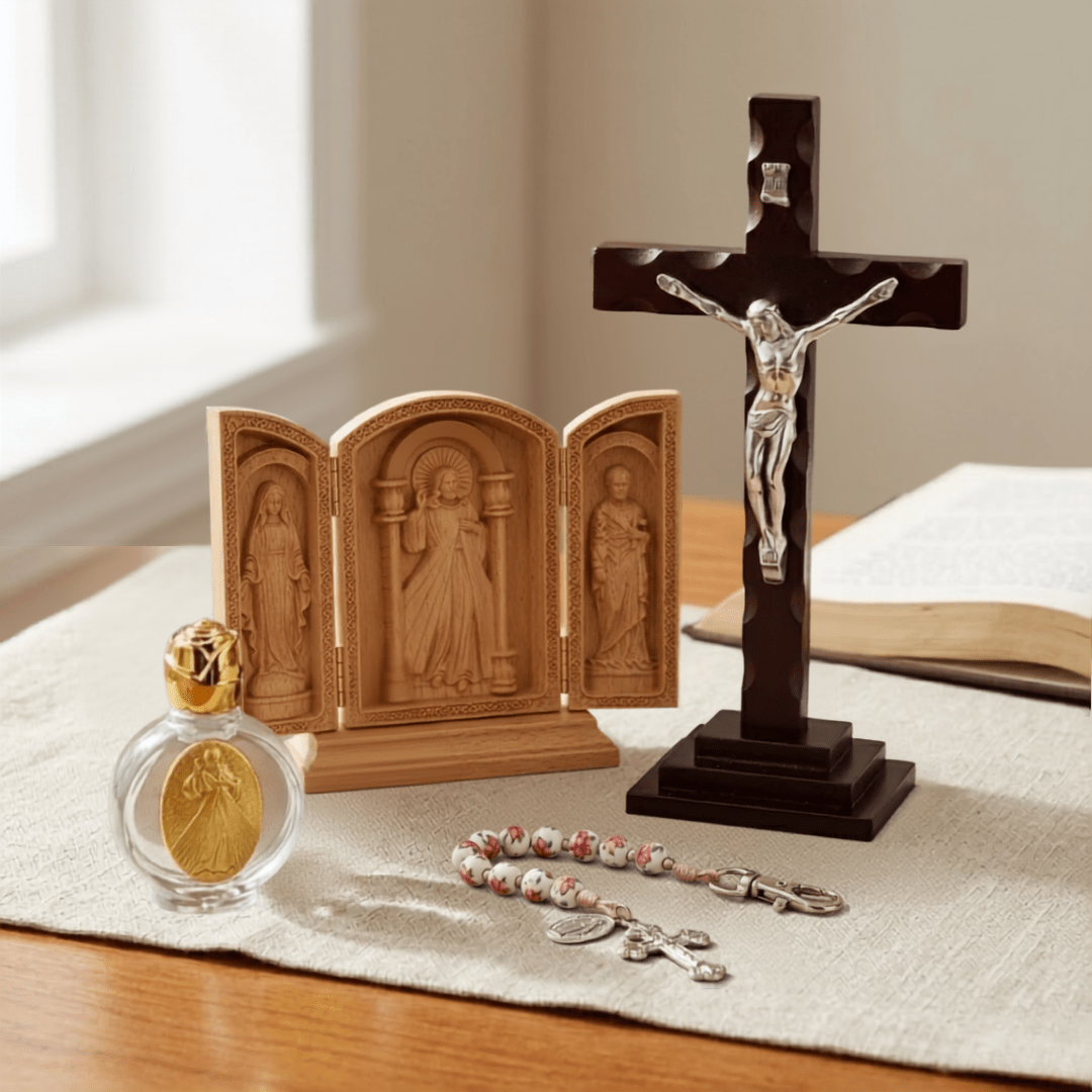 Deluxe Home Blessing Heirloom Set - JMJ Catholic Productsvariant