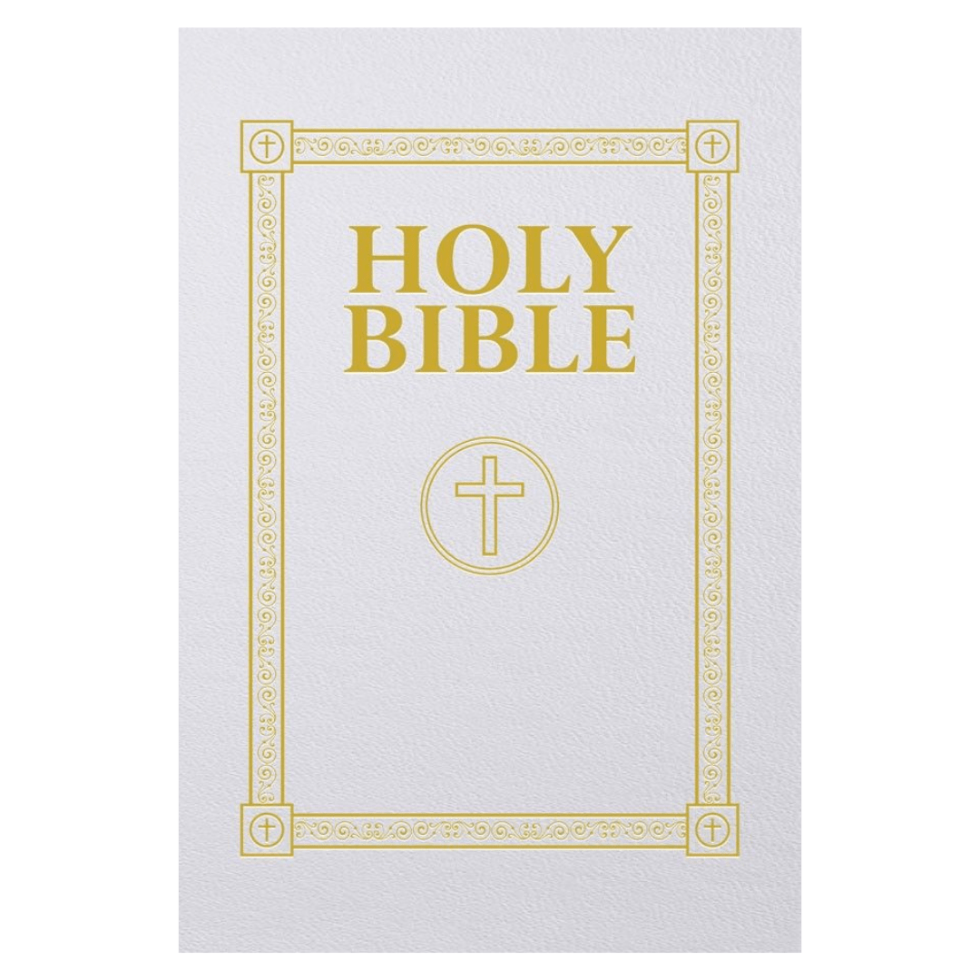 Douay-Rheims Bible (First Communion Gift Edition) - White - JMJ Catholic Productsvariant