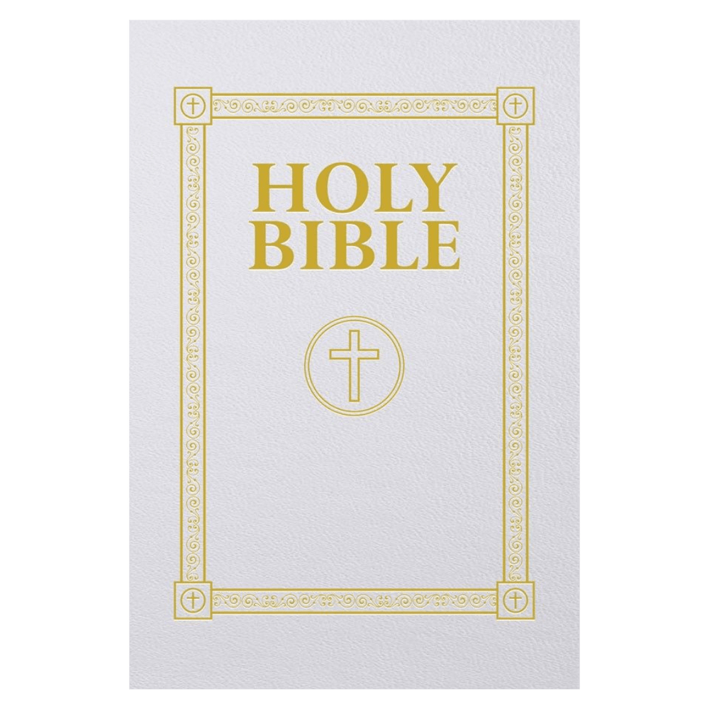 Douay-Rheims Bible (First Communion Gift Edition) - White - JMJ Catholic Productsvariant