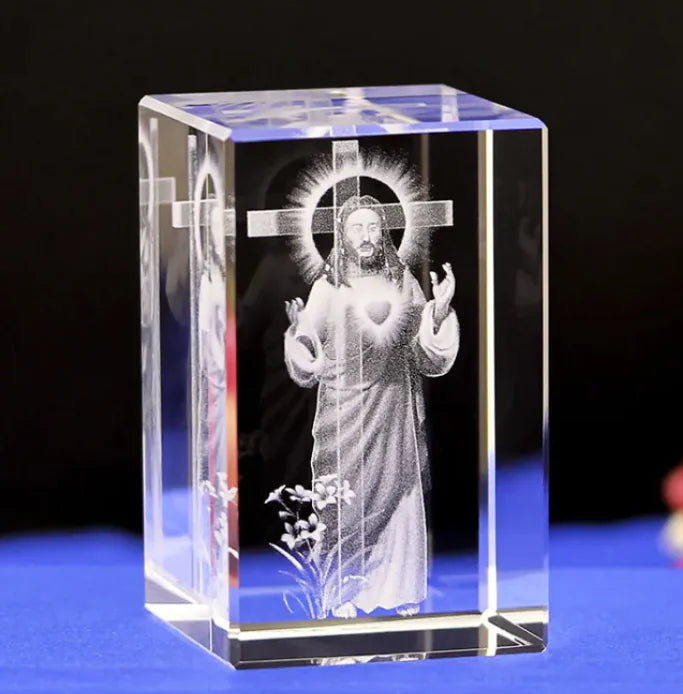 Catholic Gift Ornaments 3D Crystal