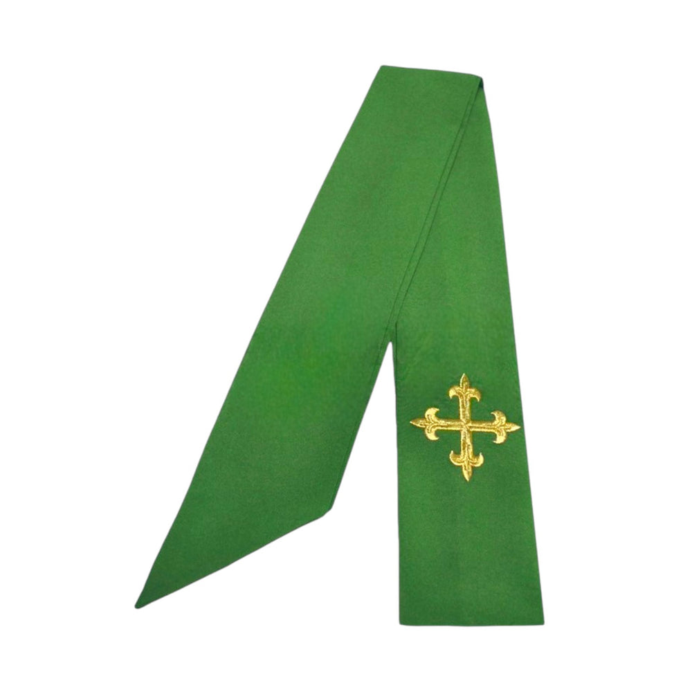 Green Gothic Chasuble with IHS