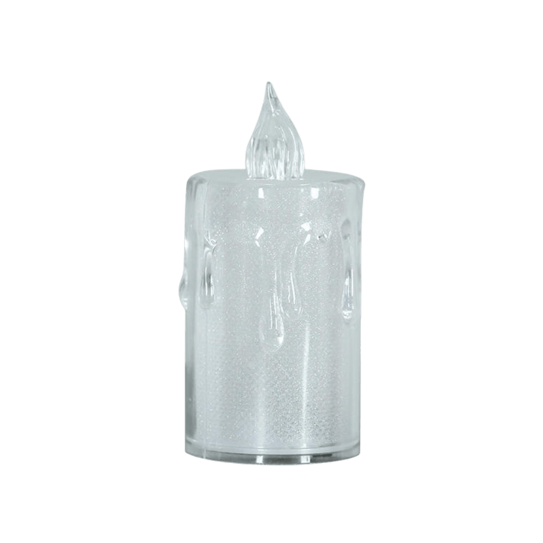 Flameless LED Devotional Candle Set — Realistic Tear-Drip Design (Set of 3) - JMJ Catholic Productsvariant
