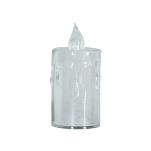 Flameless LED Devotional Candle Set — Realistic Tear-Drip Design (Set of 3) - image 3
