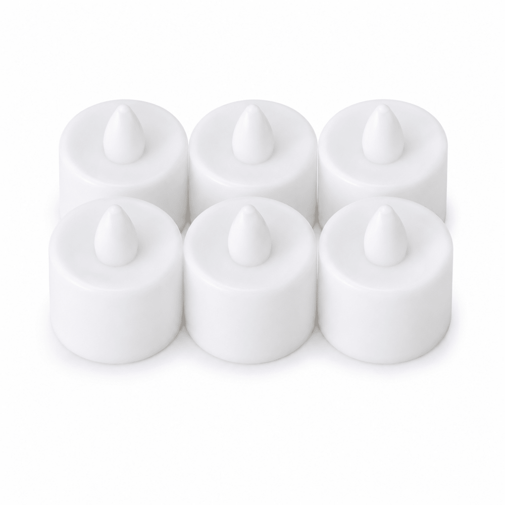 Flameless LED Votive Refill Pack — Realistic Yellow Glow (Pack of 6) - JMJ Catholic Productsvariant