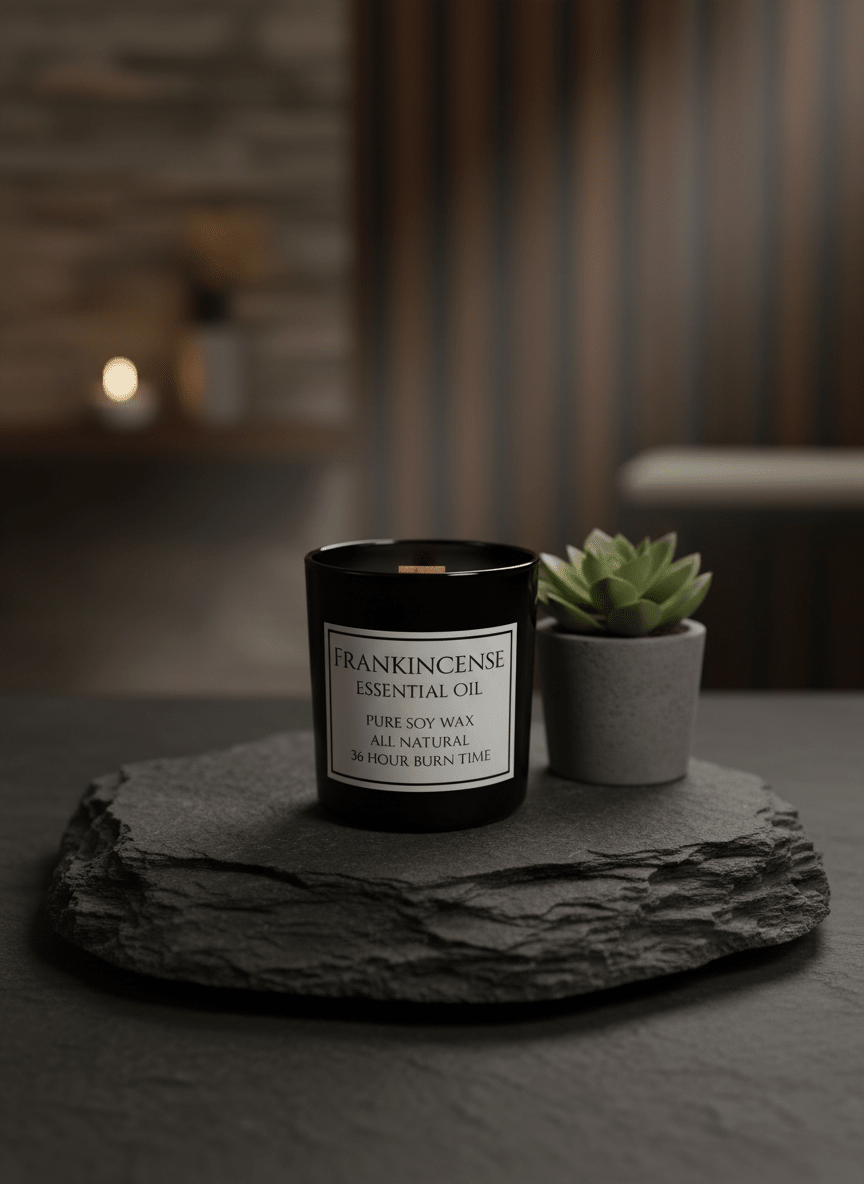 Frankincense-Infused Prayer Candle — Sacred Scent, 36-Hour Burn Time - JMJ Catholic Productsvariant