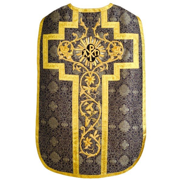 Hand Embroidered Roman Chasuble Set
