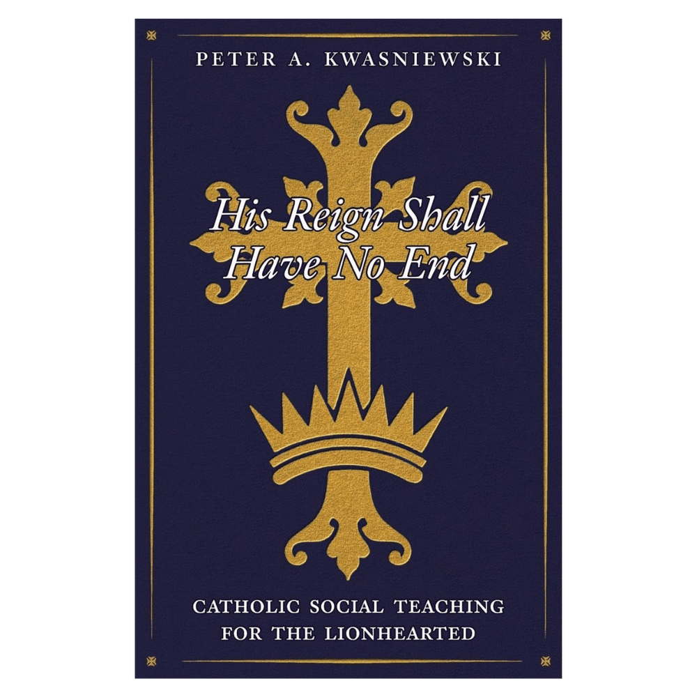 His Reign Shall Have No End: Catholic Social Teaching for the Lionhearted - JMJ Catholic Productsvariant