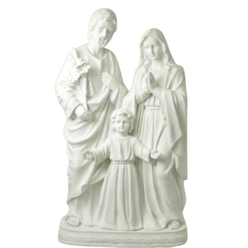 Holy Family White -Large Garden Statue - 102cm - JMJ Catholic Productsvariant