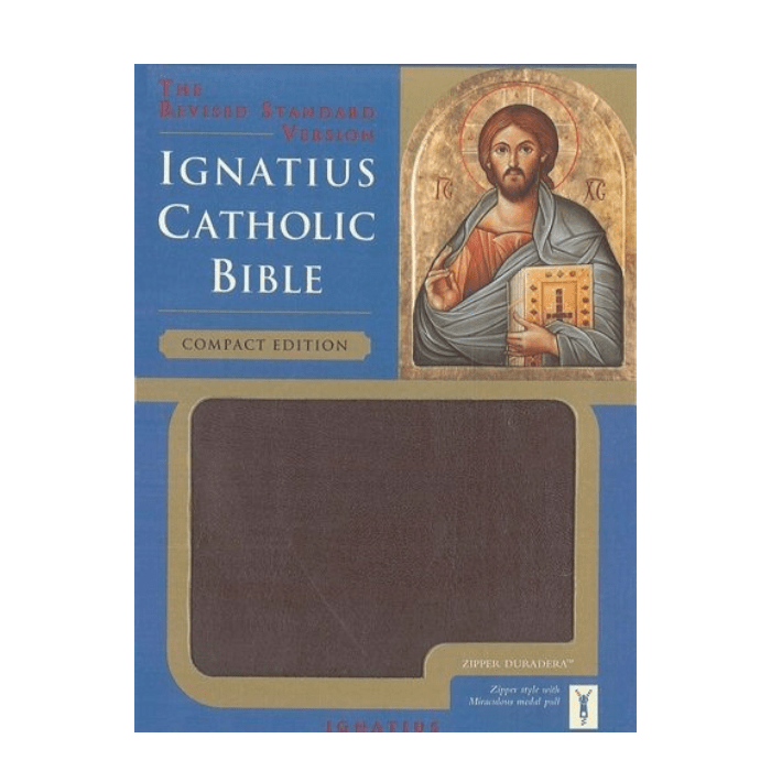 Ignatius Catholic Bible (RSV) - Compact Gift Boxed Leather Zip - JMJ Catholic Productsvariant