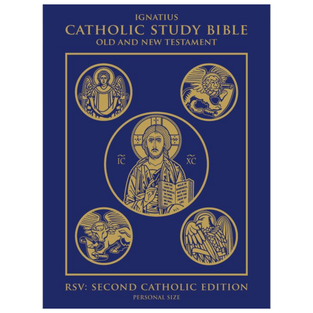 Ignatius Catholic Study Bible: Personal Size Bonded Leather (Old and New Testaments) - JMJ Catholic Productsvariant