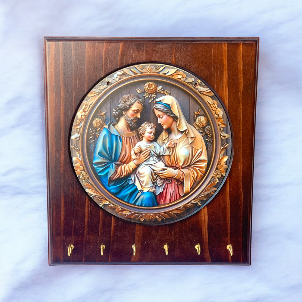 Holy Family 2 Rosary Holder