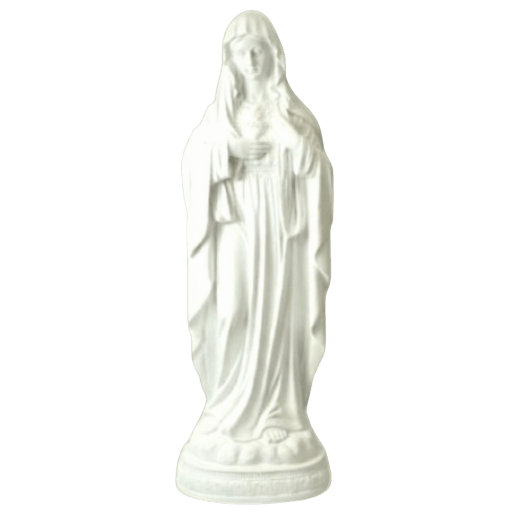 Immaculate Heart White - Medium Garden Statue - 82cm - JMJ Catholic Productsvariant