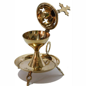 Jerusalem Brass Incense Burner — Hand-Crafted Sanctuary Censer - image 5