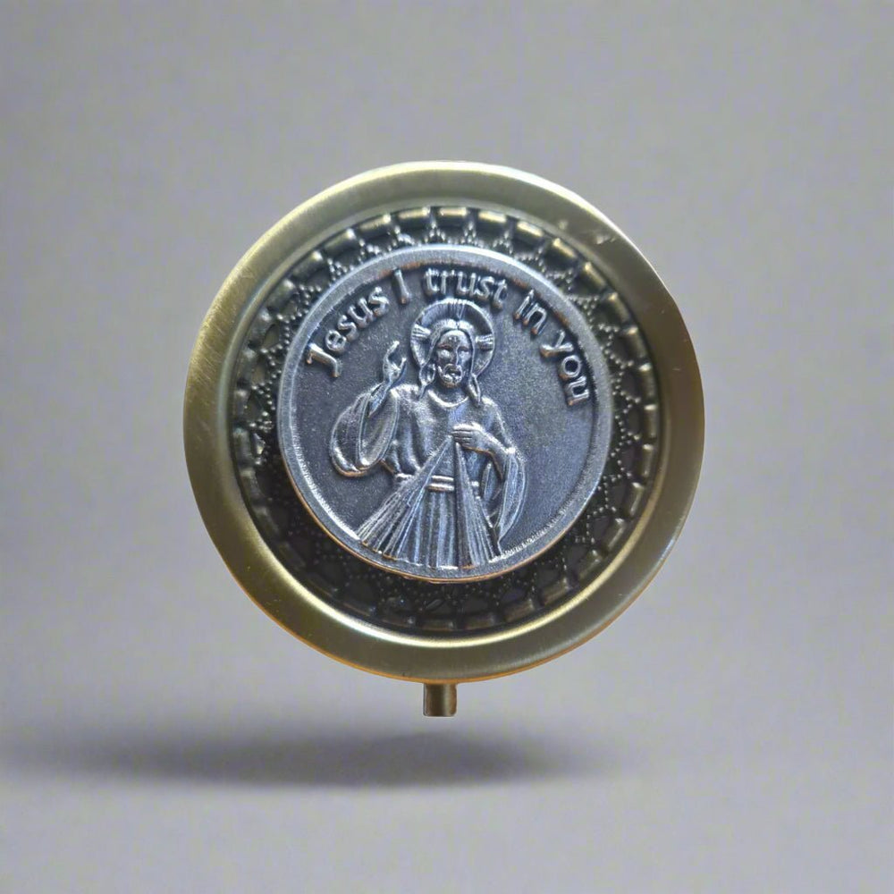 Jesus I trust you Pyx - 50mm x 19mm - JMJ Catholic Products#variant