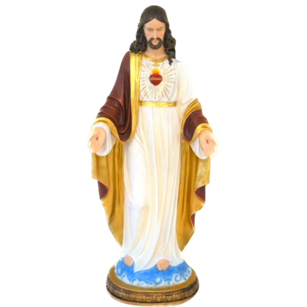 Jesus Sacred Heart - Extra Large Garden Statue - 155cm - JMJ Catholic Productsvariant