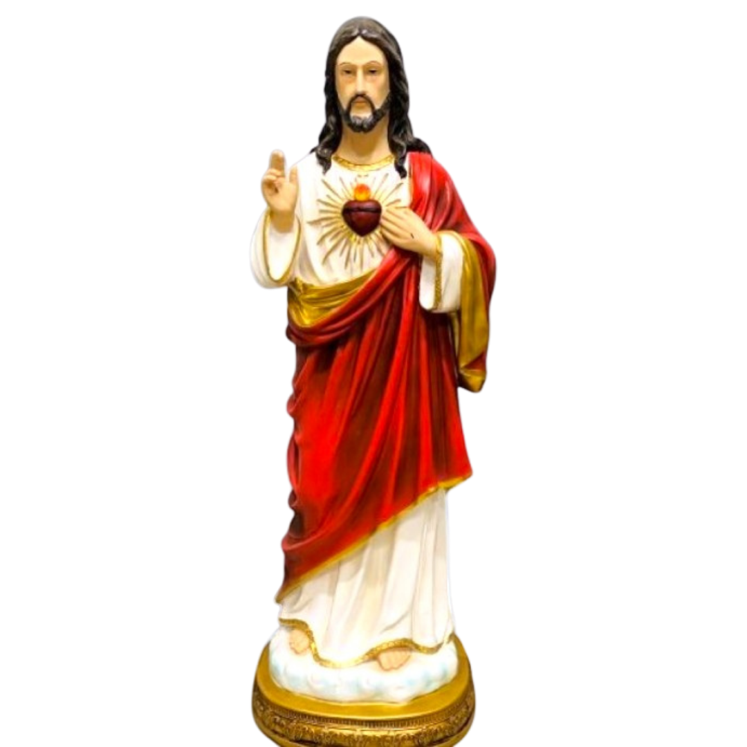 Jesus Sacred Heart - Large Garden Statue - 100cm - JMJ Catholic Productsvariant