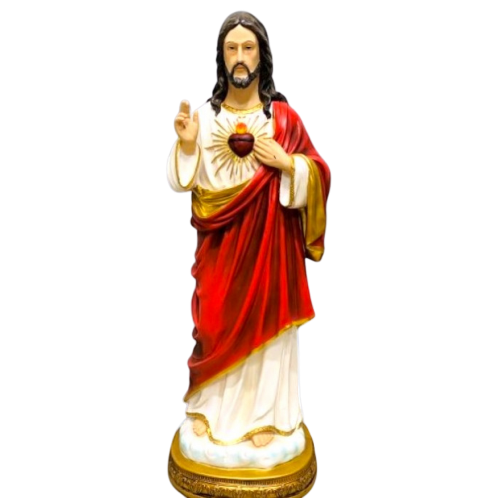 Jesus Sacred Heart - Large Garden Statue - 100cm - JMJ Catholic Productsvariant