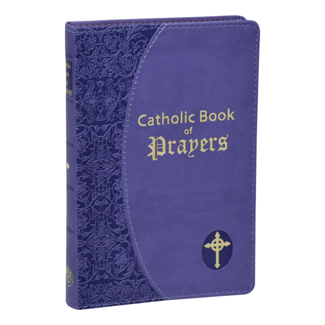 Catholic Book of Prayers Large Print Lavender (Leatherette)