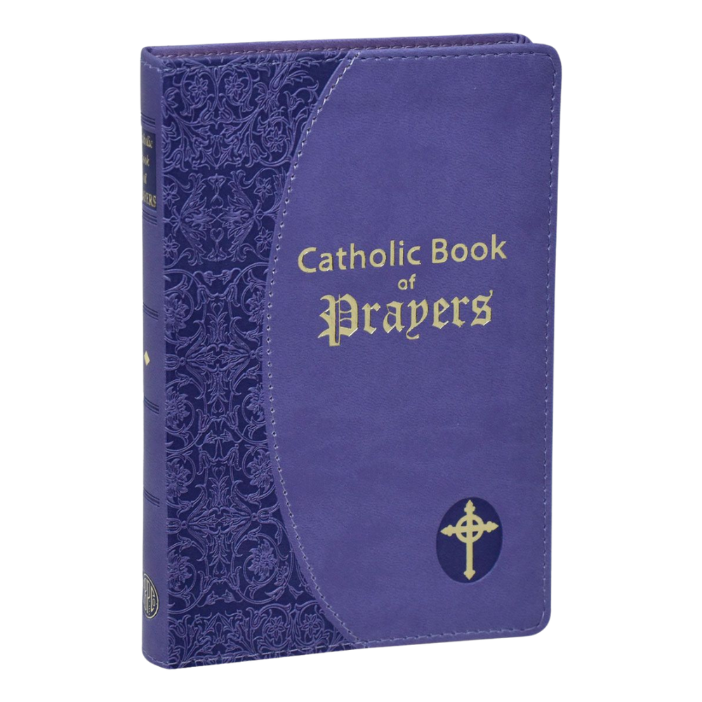 Catholic Book of Prayers Large Print Lavender (Leatherette)