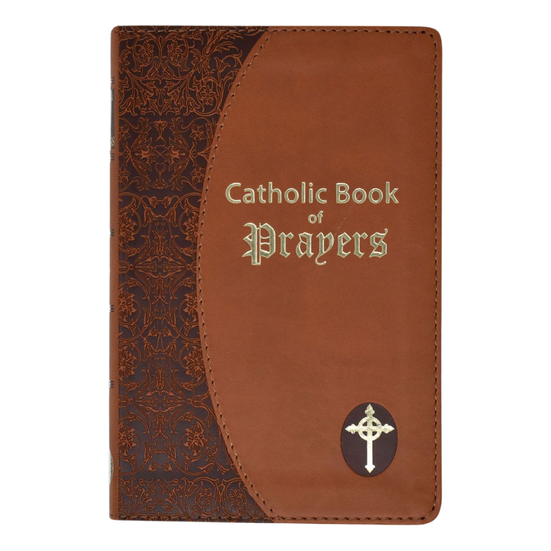 Catholic Book of Prayers Large Print Brown (Leatherette)