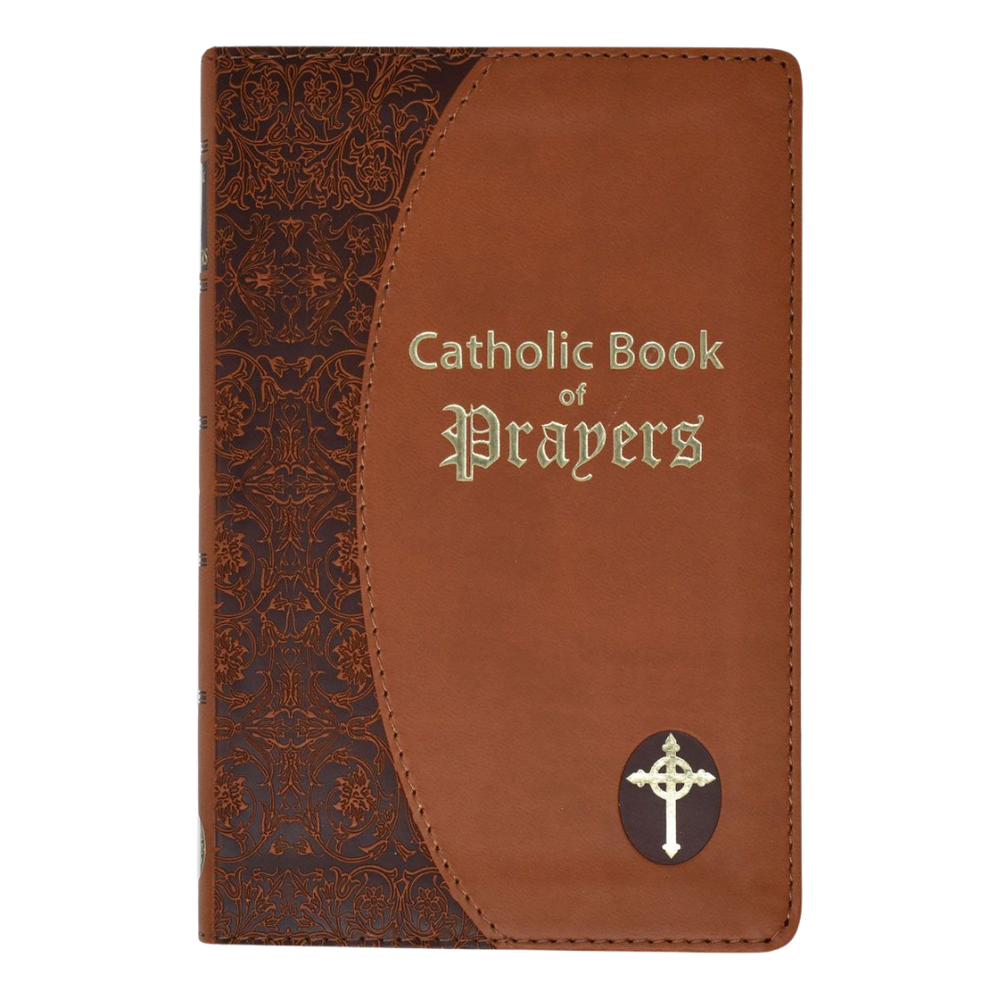 Catholic Book of Prayers Large Print Brown (Leatherette)