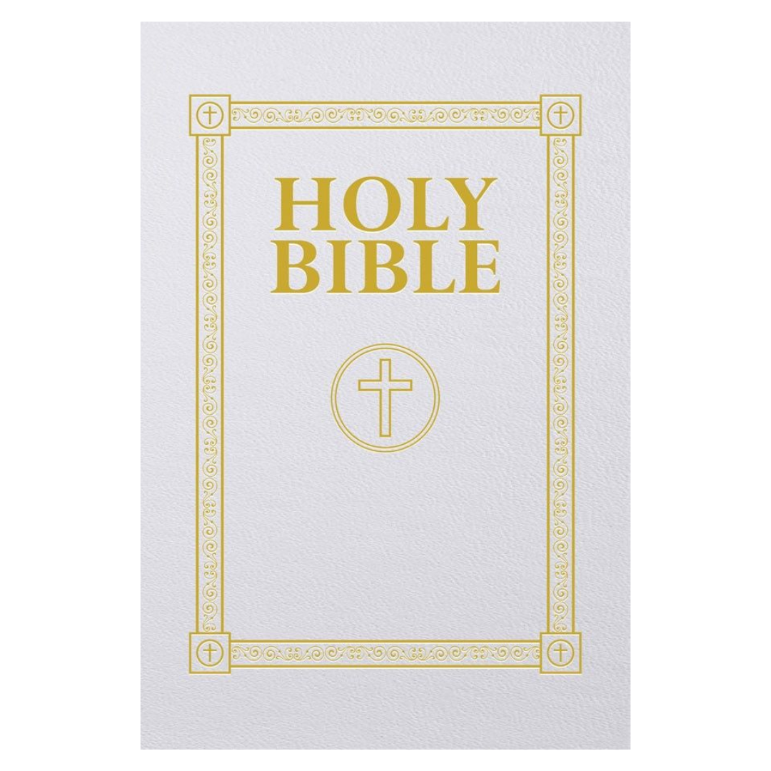 Douay-Rheims Bible (First Communion Gift Edition) - White