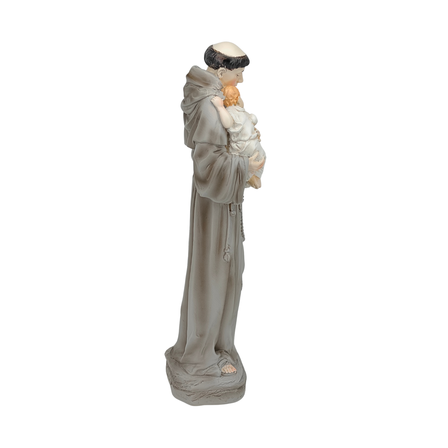 San Antonio de Padua Ornamental Statue Figurine - Hand Painted Resin - Large (30cm)