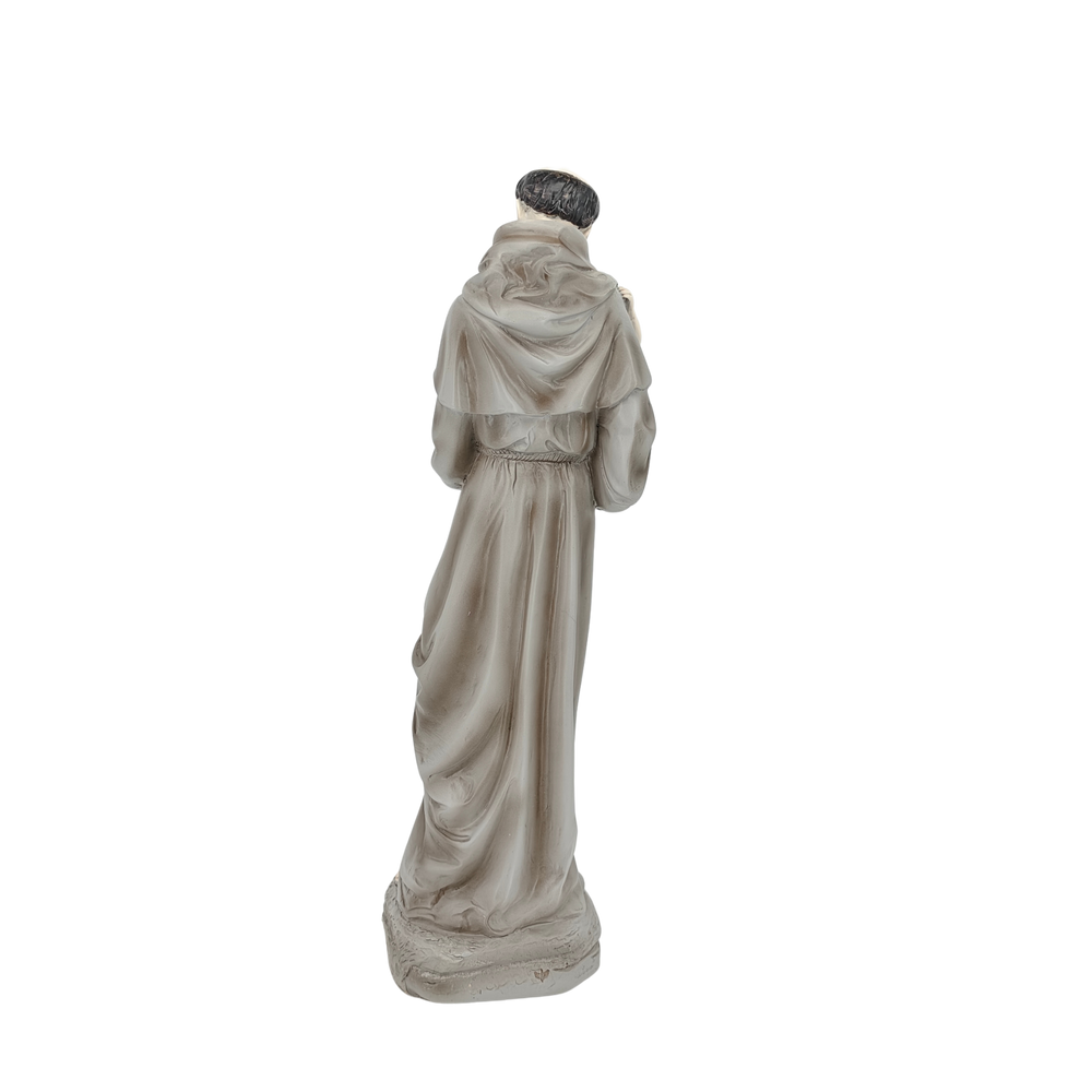 San Antonio de Padua Ornamental Statue Figurine - Hand Painted Resin - Large (30cm)